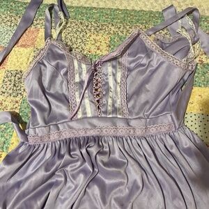 Light Purple Maxi Dress Rapunzel Ren-faire Style Size Small